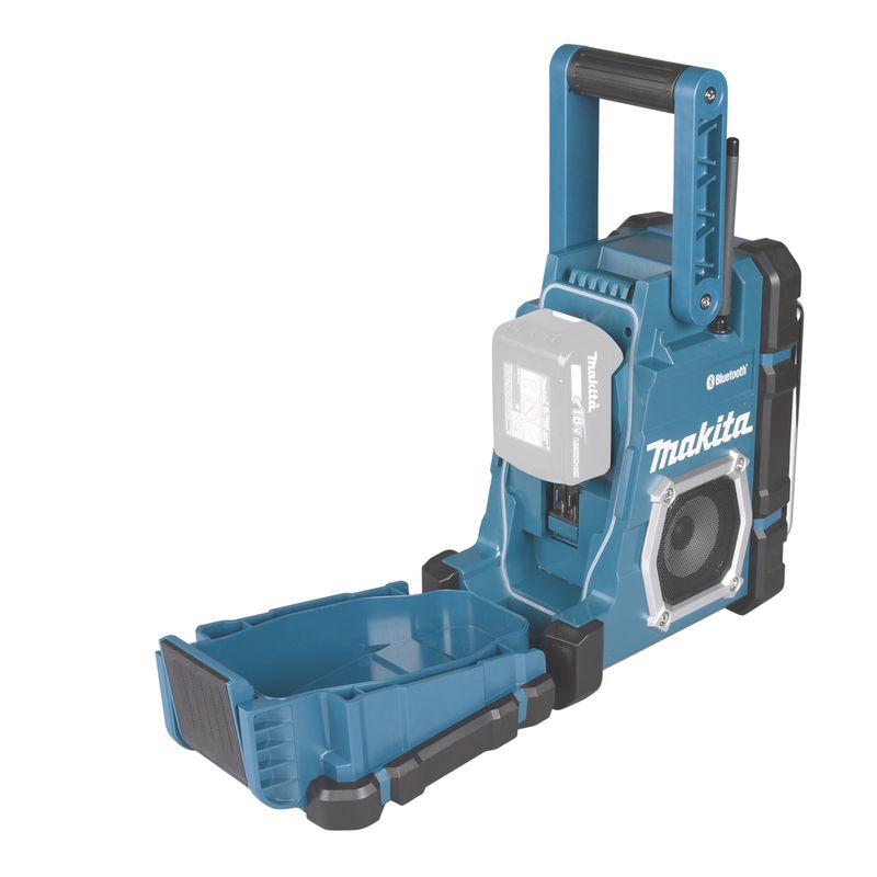 Makita-DMR108N-radio-Portatile-Digitale-Nero-Colore-foglia-di-te-