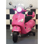 Moto Elettrica per Bambini Vespa GTS Scooter a Batteria 12 Volt Rosa