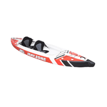 V Shape Kayak Canoa Gonfiabile 2 Posti Remo Pagaia da Pesca Mare Pompa Sacca