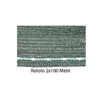 Rete Ombreggiante Rotolo 2x100 Metri Verde Oscurante Telo Copertura Privacy