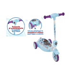 Monopattino Elettrico Frozen Bolle Sapone Scooter a Spinta 3 Ruote per Bambini