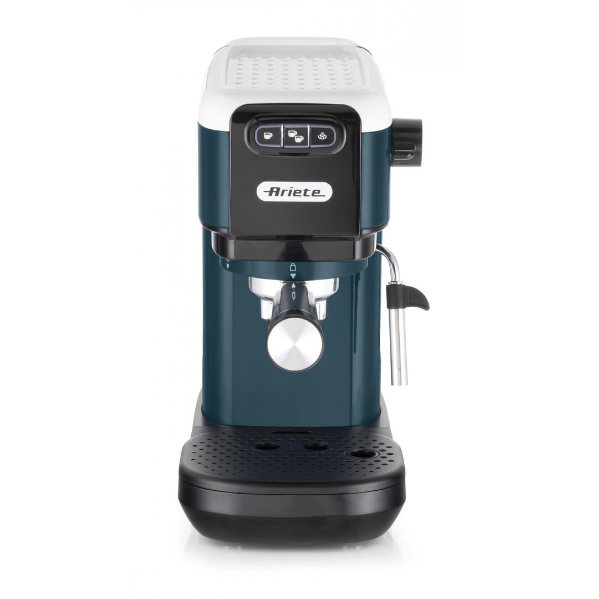 Ariete 1399 Macchina da caffè espresso Snow White, Per polvere e cialde ESE, 1300 W, Capacità 1,1L, 15 bar di pressione