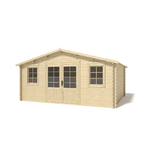 Casetta 40 mm in Legno 5x5 Giardino Rimessa Attrezzi Blockhouse Box Ripostiglio