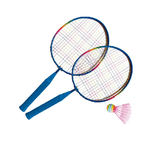 Set 2 Racchette corte Badminton con Pallina Volano Tennis Spieggia Racchettoni