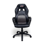 Sedia Gaming Ragazzi con Braccioli e Ruote Grigio Consolle Scrivania Ergonomica