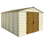 Casetta 325x398cm Box in Resina PVC con Porta Magazzino da Giardino