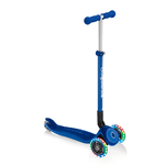 Monopattino Blu con Luci a Led Scooter Regolabile per Bambino Pieghevole