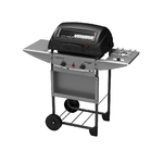 Barbecue a Gas Pietra Lavica Expert Deluxe 3 Fornelli BBQ Coperchio Campingaz