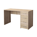 Scrivania in Legno di Quercia Porta Pc per Ufficio o Studio con Cassetti