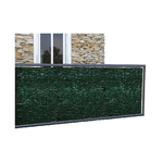 6 Telo Ombreggiante 1.5x3 Ringhiera Verde Recinzione Rete Terrazzo Ombra Balcone