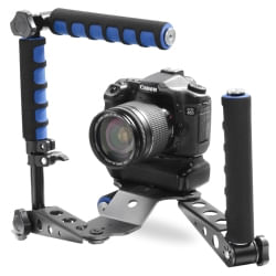 Walimex-17598-treppiede-Fotocamere-digitali-film-3-gamba-gambe-Nero-Blu