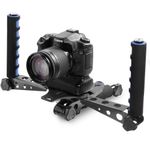 Walimex-17598-treppiede-Fotocamere-digitali-film-3-gamba-gambe-Nero-Blu