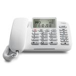 Siemens Gigaset DL580 Telefono analogico Bianco Identificatore di chiamata