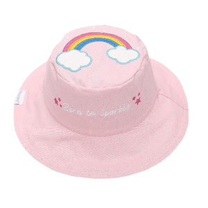 Cappello Reversibile Estivo Arcobaleno Unicorno -  2-4 anni