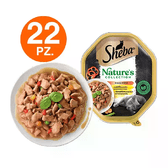 Sheba Nature's Collection Pollo e peperone in Salsa 22x85 gr. Cibo Umido gatti