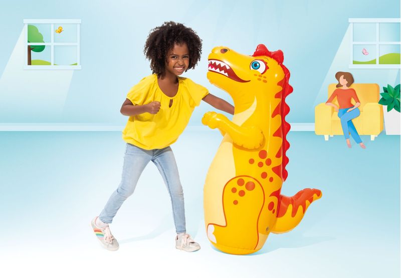 Sempreinpiedi-Personaggio-Gonfiabile-3D-Bambini-INTEX-Gioco-da-Spiaggia-animali