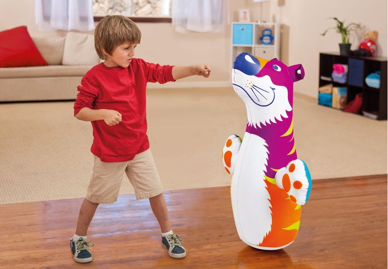 Sempreinpiedi-Personaggio-Gonfiabile-3D-Bambini-INTEX-Gioco-da-Spiaggia-animali