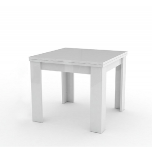Tavolo Allungabile da 90 a 180 Tavolino da Pranzo Bianco Apribile a Libro