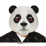 Maschera da panda travestimento da animale gigante carnevale festa unisex
