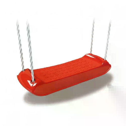 Seggiolino per Altalena con corde tavoletta in plastica Adriatic bambini rossa