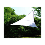 Vela Telo Ombreggiante 5x5 Triangolare Bianco Giardino Ombra Sole Tenda Parasole