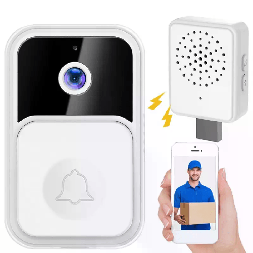 Video Citofono senza fili con telecamera HD WIFI audio campanello infrarossi