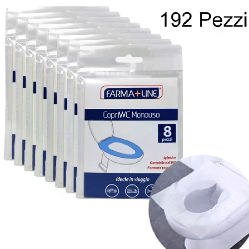 Copriwater Da viaggio 192 pz Copri WC usa e getta tascabili monouso toilette