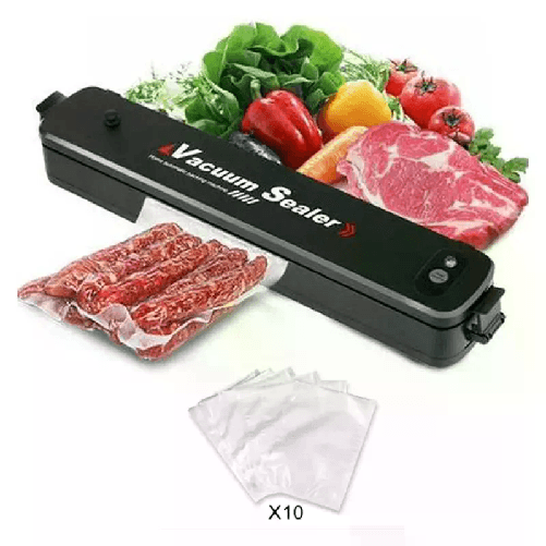 Macchina professionale per sottovuoto + 10 Buste bocca 30 Cm alimenti cibo casa