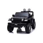 Jeep Rubicon Nero Macchina Elettrica a Batteria Auto Bambini