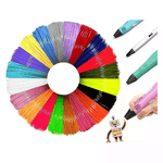 20x Fili Penna 3D Ricarica PLA Filamenti 5M Colorati 1.75mm Plastica disegni