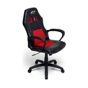 Poltrona Racing con Braccioli e Ruote Ergonomica Rossa Sedia da Gaming Scrivania