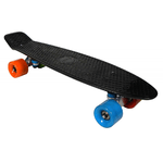 Tavola da Skateboard Vintage in PP Resistente Nero 57 cm Portata 50 kg