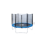 Tappeto Elastico Diametro 244 cm Bambini Rete Sicurezza Trampolino Gioco Esterno