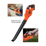 Soffiatore a Batteria Ricaricabile Litio 18V Tubo Black & Decker Foglie Giardino