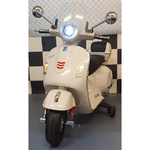 Moto Elettrica per Bambini Vespa Scooter a Batteria 12 Volt Motorino Cavalcabile