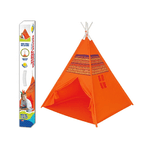 Tenda Indiani da Gioco per Bambini Casetta Playhouse Giardino con Pali in Legno