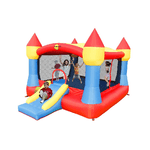 Castello Gonfiabile Gigante Scivolo Gioco Bambini Tappeto Saltarello Medioevo