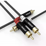 Cavo audio RCA doppio placcato oro massima trasmissione segnale audio connettori