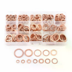 kit 800pz Guarnizioni in bronzo metalliche 6 misure assortimento rondelle piatte