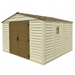 Box Casetta 325x319cm in Resina PVC Magazzino con Porta e Finestra