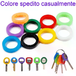 18x Coprichiave anello coperchio silicone chiavi chiave copertura cappuccio