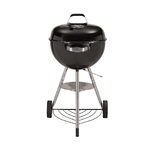 Barbecue Rotondo a Carbonella Carbone Portatile Legna BBQ con Coperchio Griglia