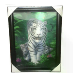 Quadro 3D lenticolare arte arredamento casa effetto profondità stampa tigre