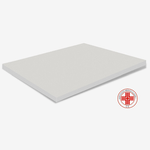 Topper-80x200-cm-per-materasso-in-MemoryFoam---alto-3-cm-sfoderabile-tessuto-AloeVera-|-Correttore-H3