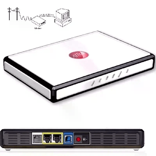 Modem alice Telecom ADSL Gate 2 Plus 20 mega ethernet internet usb completo
