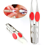 PINZETTA SOPRACCIGLIA DI PRECISIONE LUCE PELI LED TWEEZERS