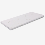 Topper-80x190-cm-per-materasso-in-MemoryFoam---alto-3-cm-sfoderabile-tessuto-AloeVera-|-Correttore-H3