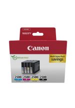 ORIGINALE-Canon-Multipack-nero---ciano---magenta---giallo-PGI-2500-9290B006-3100-pagine