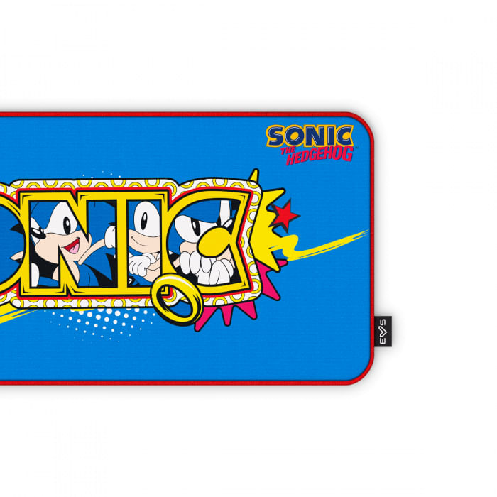 Energy-Sistem-Gaming-Mouse-Pad-ESG-Sonic-Classic-Tappetino-per-mouse-per-gioco-da-computer-Multicolore