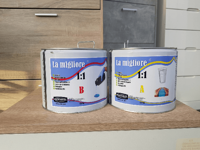 La migliore resina epossidica trasparente a+b 5 kg